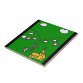 De Sheep Herder Tegeltje (Zijkant)