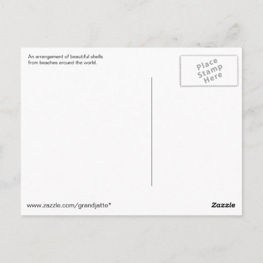 De Shell Collector Post Card Briefkaart (Achterkant)
