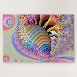 De Shell Fractal Art Standard Size Puzzle Legpuzzel