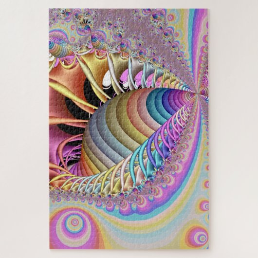 De Shell Fractal Art Standard Size Puzzle Legpuzzel (Verticaal)