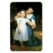 "De Shell" William-Adolphe Bouguereau magneet (Verticaal)