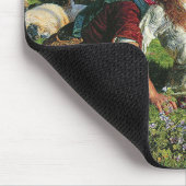 De Shepherd en zijn Vriendin (door Holman Hunt) Muismat (Hoek)