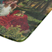 De Shepherd en zijn Vriendin (door Holman Hunt) Snijplank (Hoek)