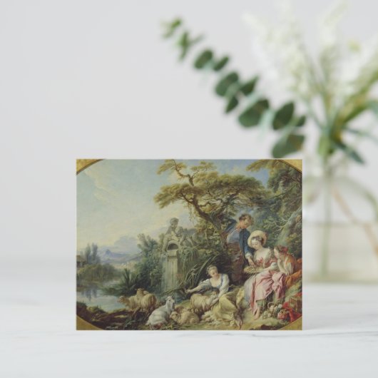 De Shepherd's Gift of de Nest Briefkaart (Staand voorkant)