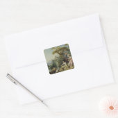 De Shepherd's Gift of de Nest Vierkante Sticker (Envelop)