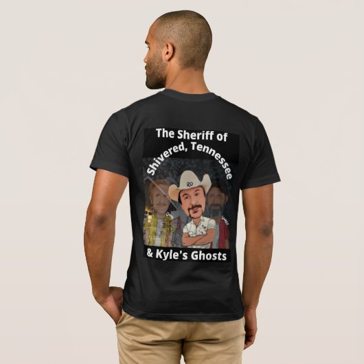 De sheriff van Shivered T-shirt (Achterkant volledig)