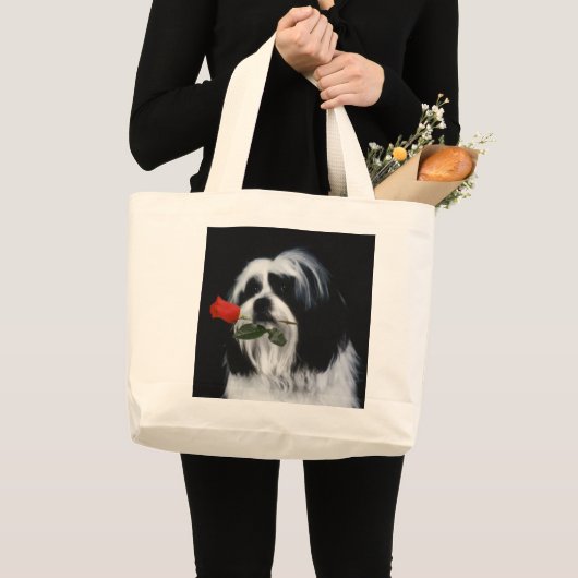 De Shih Tzu Dog Grote Tote Bag (Voorkant (product))