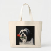 De Shih Tzu Dog Grote Tote Bag (Voorkant)