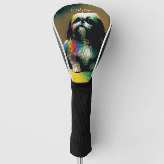 De Shih Tzu Hond - Samenstelling 003 Golfheadcover (Voorkant)