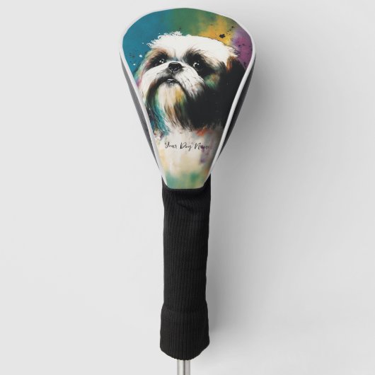 De Shih Tzu Hond - Samenstelling 008 Golfheadcover (Voorkant)