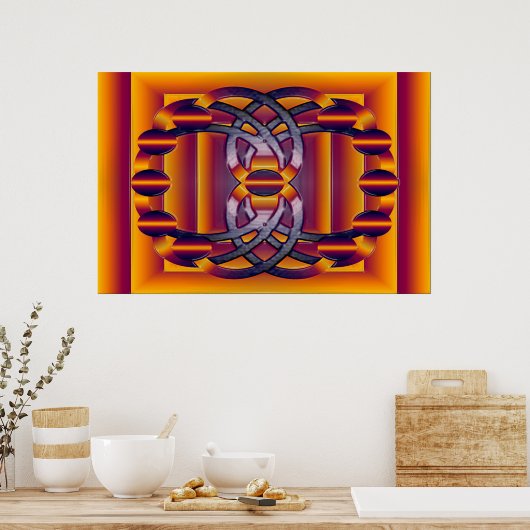 de Shining Molecule Poster (Keuken)