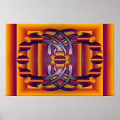 de Shining Molecule Poster (Voorkant)