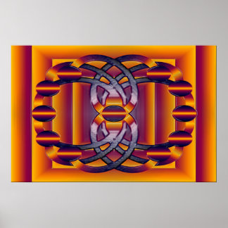 de Shining Molecule Poster