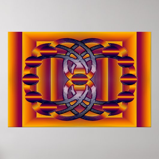 de Shining Molecule Poster (Voorkant)