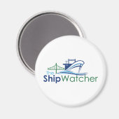 De Ship Watcher Magent Magneet (Voorkant / Achterkant)