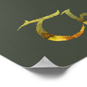 De SHIRE™-naam is getextureerd Poster (Hoek)