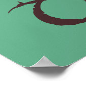 DE SHIRE™-naam is stevig Poster (Hoek)