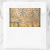 DE SHIRE™ RECHTHOEKIGE STICKER (Tas)