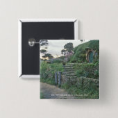 DE SHIRE™ VIERKANTE BUTTON 5,1 CM (Voorkant /achterkant)