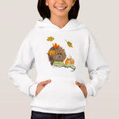 DE Shirt Hoodie Herbst Igel (Voorkant)