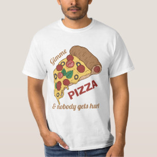 De shirten & de jasjes van de Plak van de Pizza T-shirt