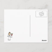 De shirten van de Bride T van de Figuur en Giften Briefkaart (Achterkant)