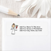 De shirten van de Bride T van de Figuur en Giften Etiket (Insitu)