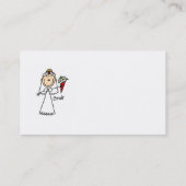 De shirten van de Bride T van de Figuur en Giften Visitekaartje (Achterkant)