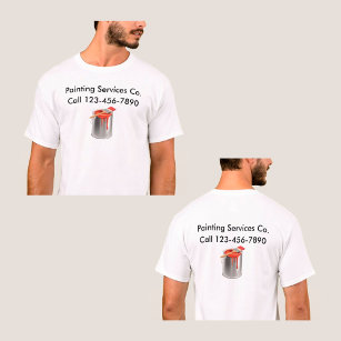 De Shirten van de Dienst van de Schilder van het h T-shirt