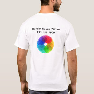 De Shirten van het Bedrijfs van de Verf van het hu T-shirt