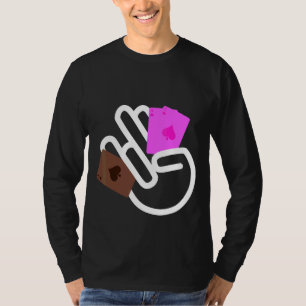 De Shocker 2 in de roze 1 in de stink ondeugend D T-shirt