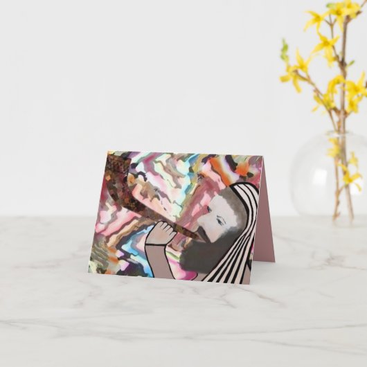 De Shofar Blast Kaart (Gele Bloem)