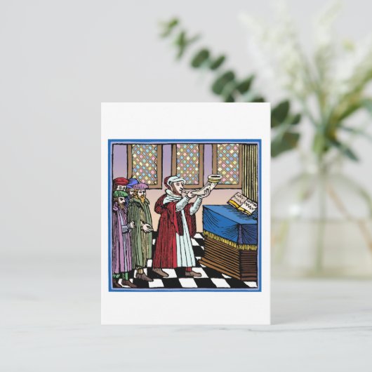 De Shofar blazen Briefkaart (Staand voorkant)