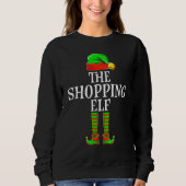 De Shopping Elf Vrouwen Meisje Kleding Kerstmis Ma Trui (Voorkant)