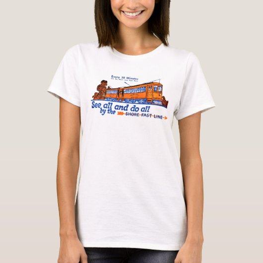 De Shore Fast Line Trolley Service T-shirt (Voorkant)
