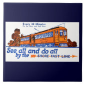 De Shore Fast Line Trolley Service Tile Tegeltje (Voorkant)