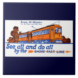 De Shore Fast Line Trolley Service Tile Tegeltje