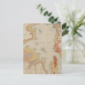 De Shores van het geelsteenmeer Briefkaart (Staand voorkant)