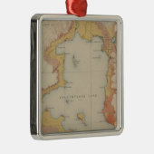 De Shores van het geelsteenmeer Metalen Ornament (Rechts)
