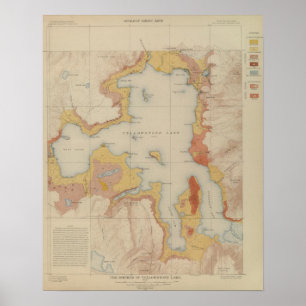 De Shores van het geelsteenmeer Poster