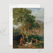 De Shores van het Lecco-meer Briefkaart (Voorkant / Achterkant)