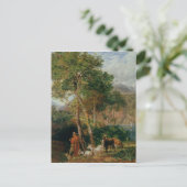 De Shores van het Lecco-meer Briefkaart (Staand voorkant)