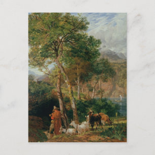 De Shores van het Lecco-meer Briefkaart