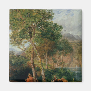 De Shores van het Lecco-meer Magneet