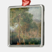 De Shores van het Lecco-meer Metalen Ornament (Links)