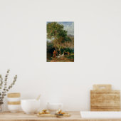 De Shores van het Lecco-meer Poster (Keuken)