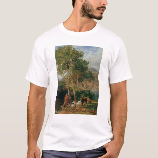 De Shores van het Lecco-meer T-shirt (Voorkant)