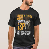 de shorthaired pointer Silence is een gulden SAP d T-shirt (Voorkant)