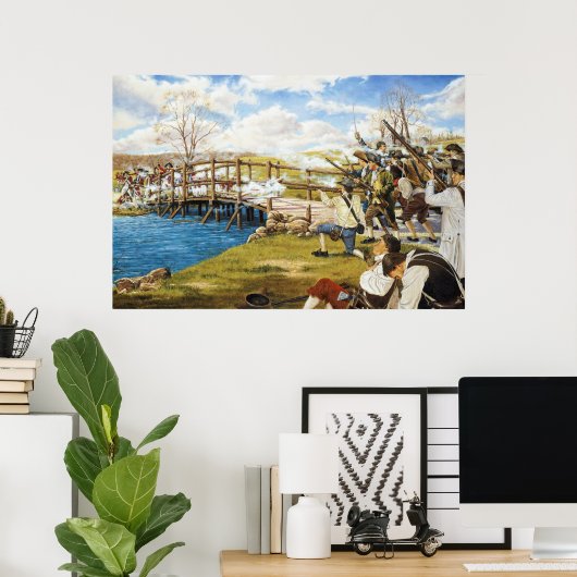 De Shot Heard over de wereld Poster (Thuiskantoor)