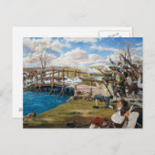 De Shot Heard rondom de wereldwijde strijd om conc Briefkaart (Voorkant / Achterkant)